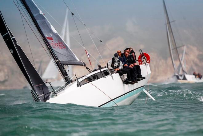 Delamare and Mordret's JPK 1080 Dream Pearls – Cowes Dinard St Malo Race ©  Paul Wyeth